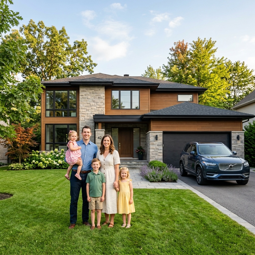 Family protected by insurance